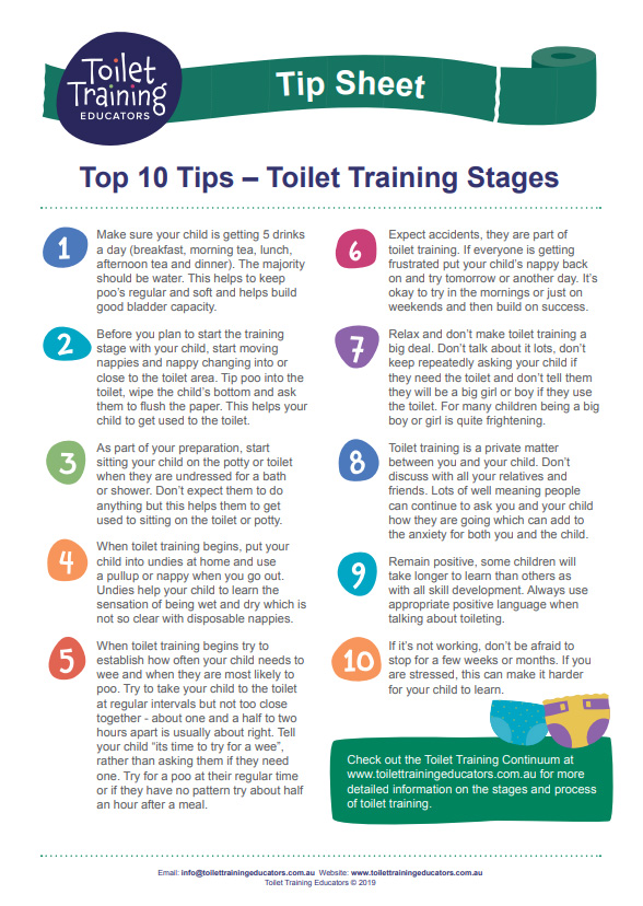 Top 10 potty training tips for your toddler